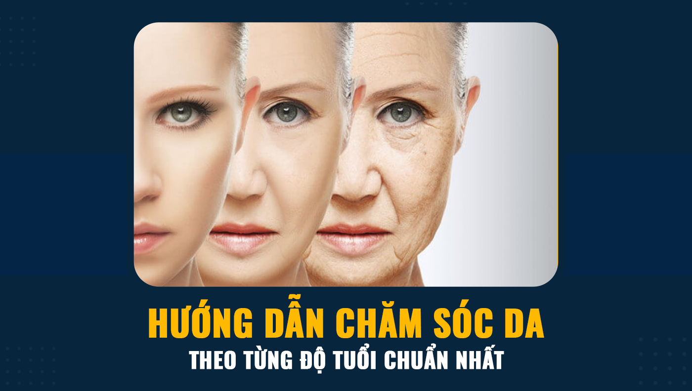 bí quyết chăm sóc da theo từng cấp độ