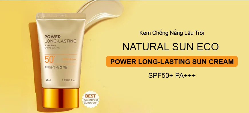 kem chống nắng natural sun eco