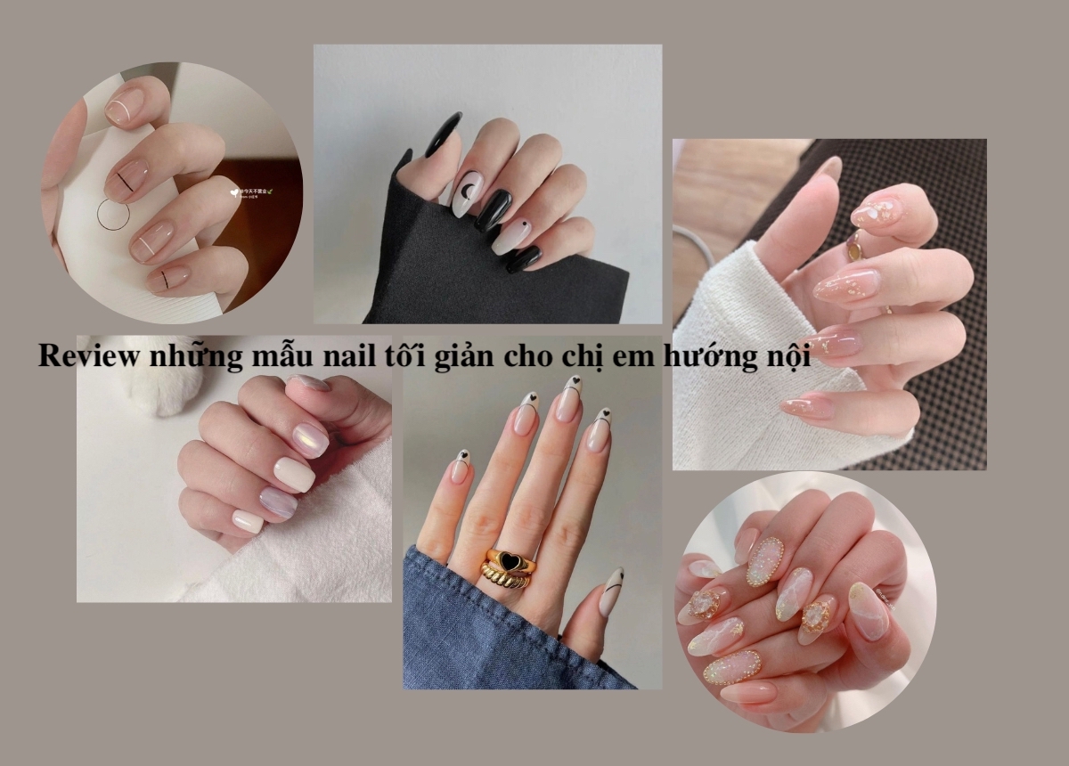 Review những mẫu nail tối giản cho chị em hướng nội