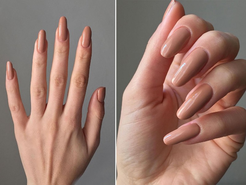 Gợi ý những mẫu nail màu nude đơn giản nhất 2024-2025