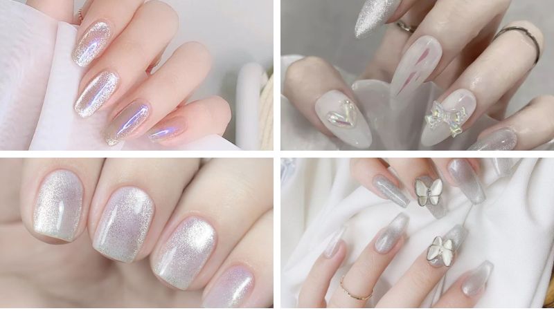 Review mẫu nail mắt mèo tráng gương đẹp mắt phù hợp cho ngày hè 