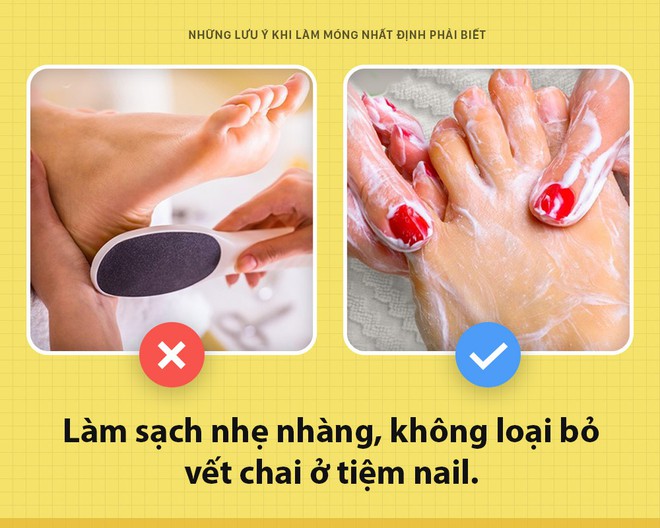 Top 7 điều nên biết khi làm nail bạn cần lưu ý