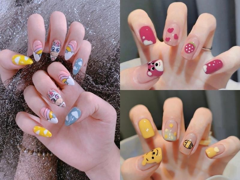 Giới thiệu những mẫu nail phối ngẫu hứng cho các chị em