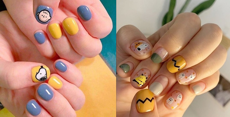 Giới thiệu những mẫu nail phối ngẫu hứng cho các chị em