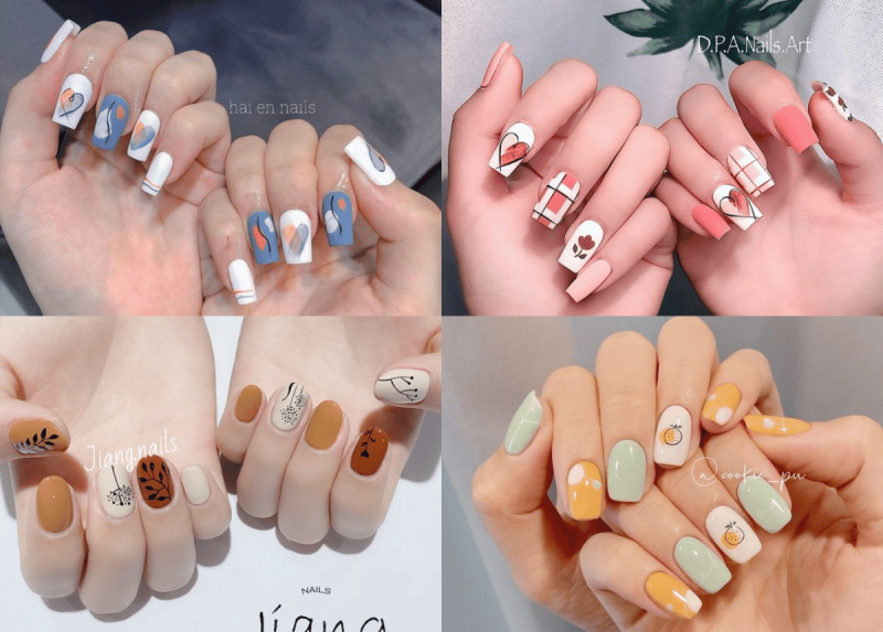 Những mẫu nail nhí nhảnh dành cho các bạn tuổi teen