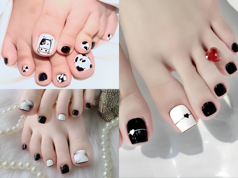 Cách tạo mẫu nail chân 2025 xinh nhất dành cho các bạn gái