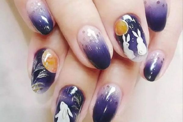 Top 10 mẫu nail Trung Thu năng động xinh xẻo cho các bạn gái